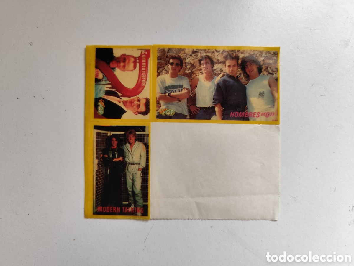 Pegatinas de colecci&oacute;n: Pegatinas Super Pop. Hombres G, Communards, Modern Talking