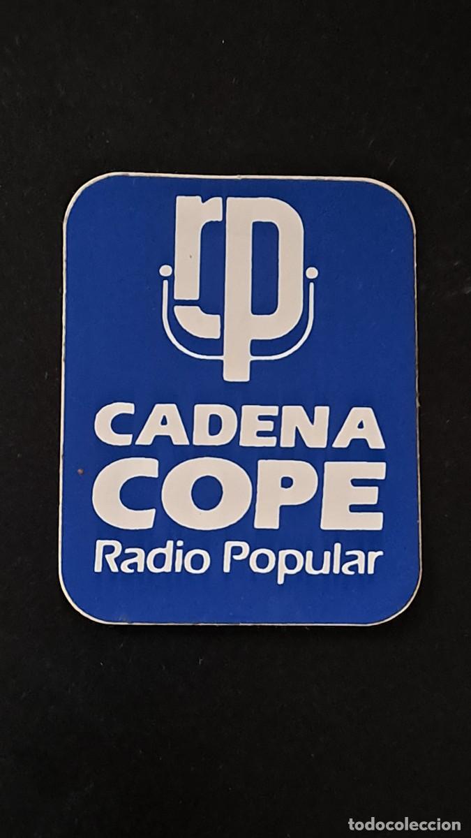 Pegatinas de colecci&oacute;n: ANTIGUA PEGATINA CADENA COPE RADIO POPULAR (5,5 x 4,5 cm)