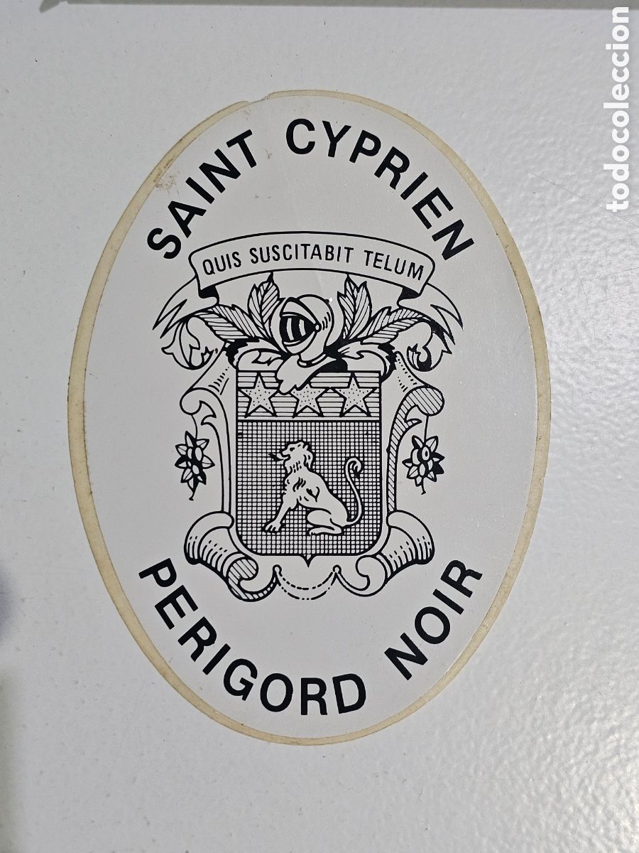 Pegatinas de colecci&oacute;n: Pegatina / Adhesivo vintage - Saint Cyprien / P&eacute;rigord Noir (Francia)