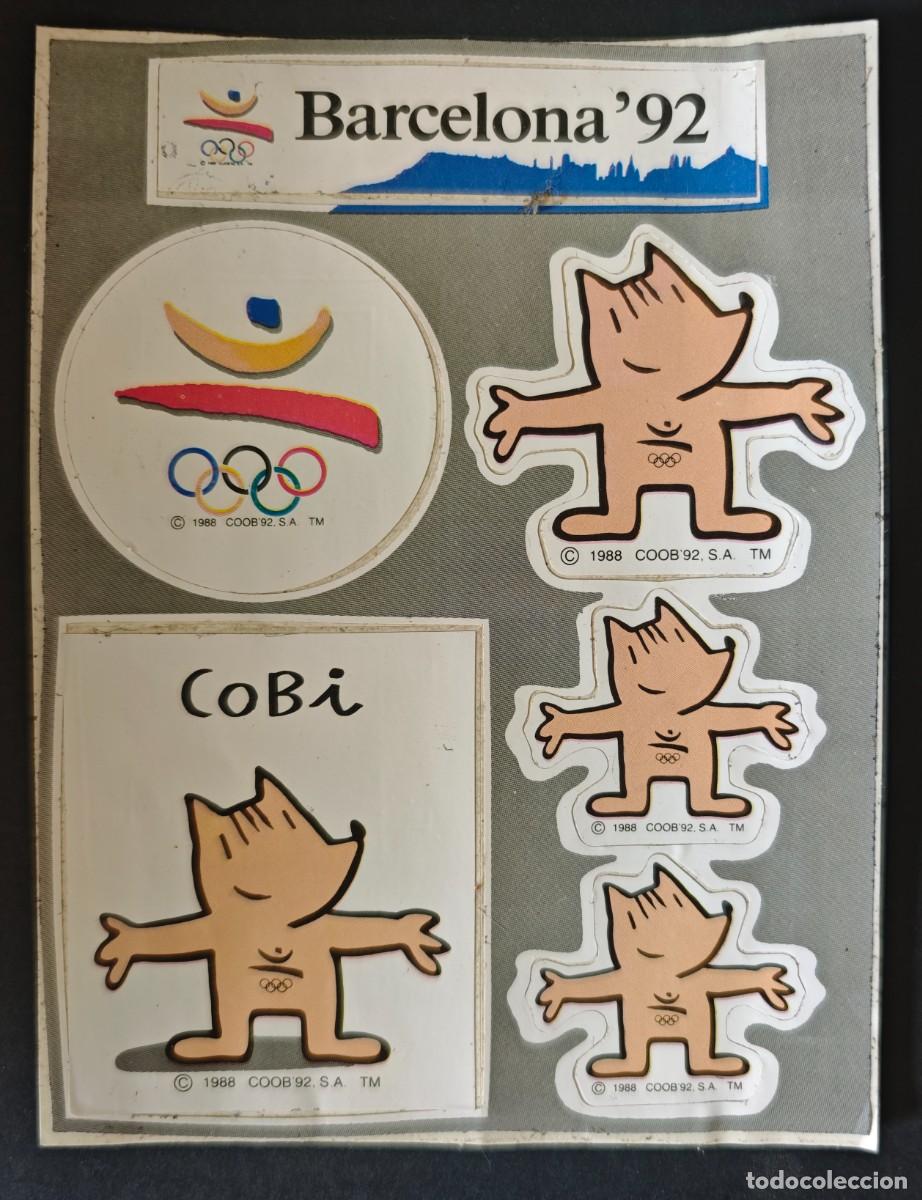 Pegatinas de colecci&oacute;n: BARCELONA 92 JUEGOS OLIMPICOS- COBI