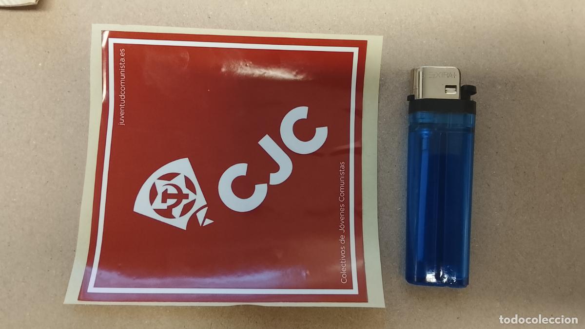 Pegatinas de colecci&oacute;n: Pegatina pol&iacute;tica juventud comunista colectivo de j&oacute;venes cjc