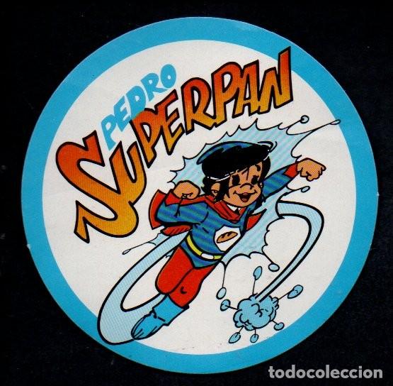 Pegatinas de colecci&oacute;n: ANTIGUA PEGATINA, PEDRO - SUPERPAN. 8 CM.