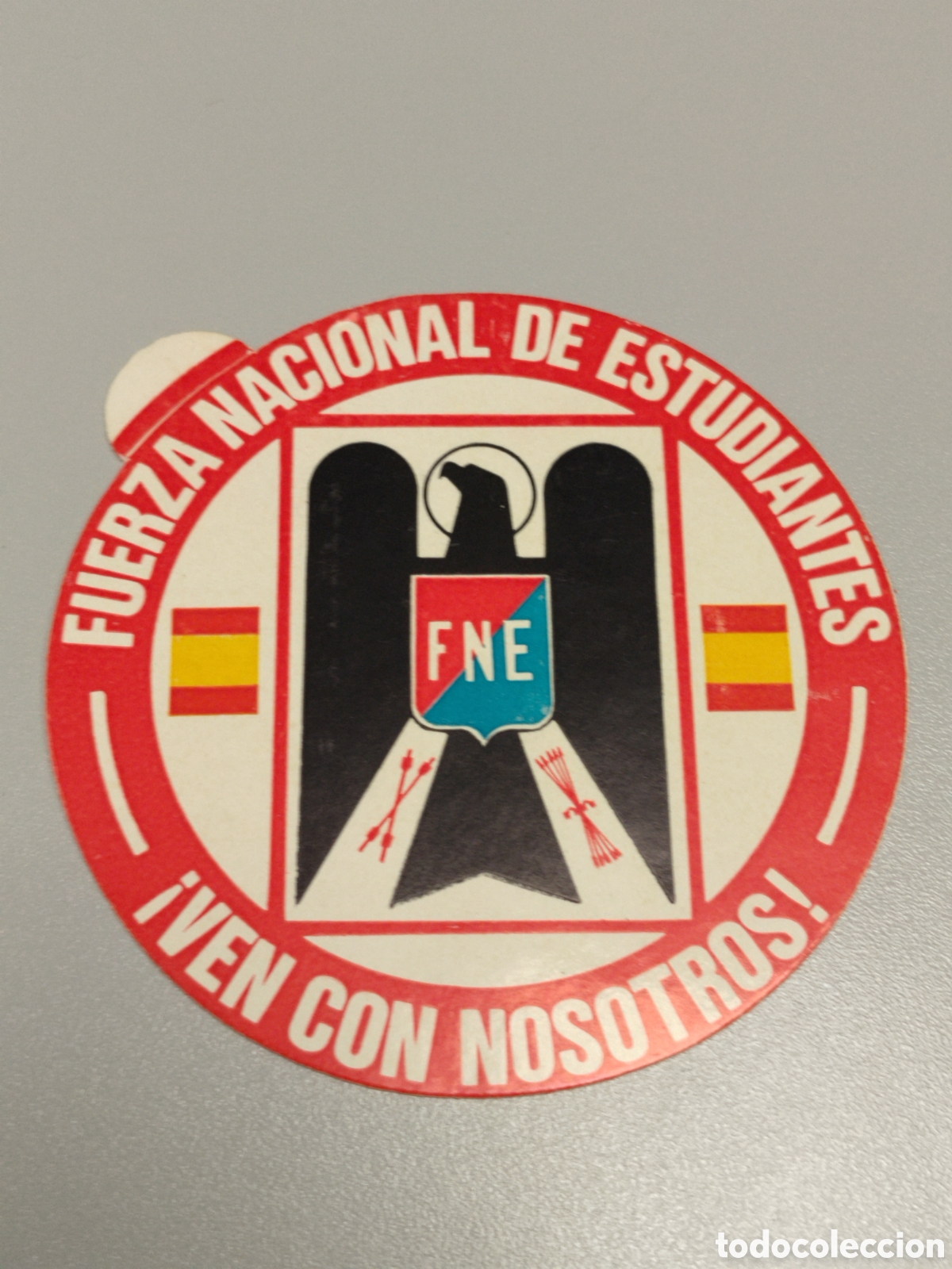 Adesivi di collezione: Pegatina pol&iacute;tica transici&oacute;n fuerza joven.fuerza nueva.falange.blas pilar.cedade.frente nacional.fra