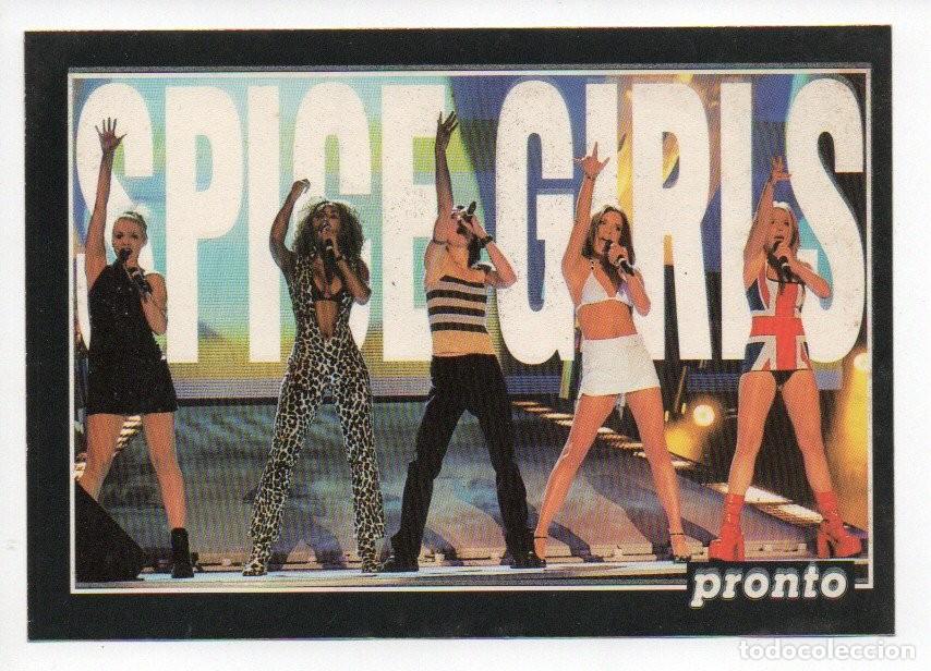 Pegatinas de colecci&oacute;n: ANTIGUA PEGATINA, SPICE GIRLS, REVISTA PRONTO.