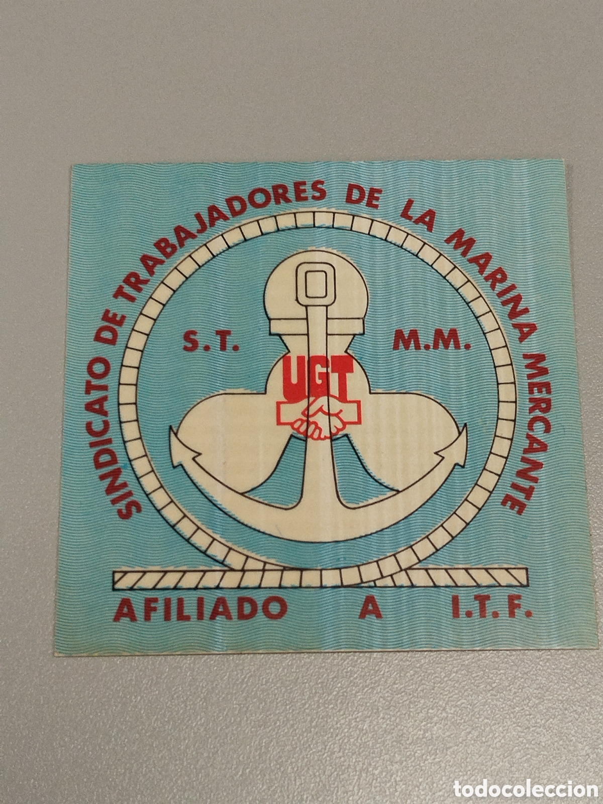 Collection stickers: Pegatina pol&iacute;tica transici&oacute;n UGT. Sindical.psoe.ccoo.cnt.csut.pce.socialista.psuc.psp.su.pte.ort.oic