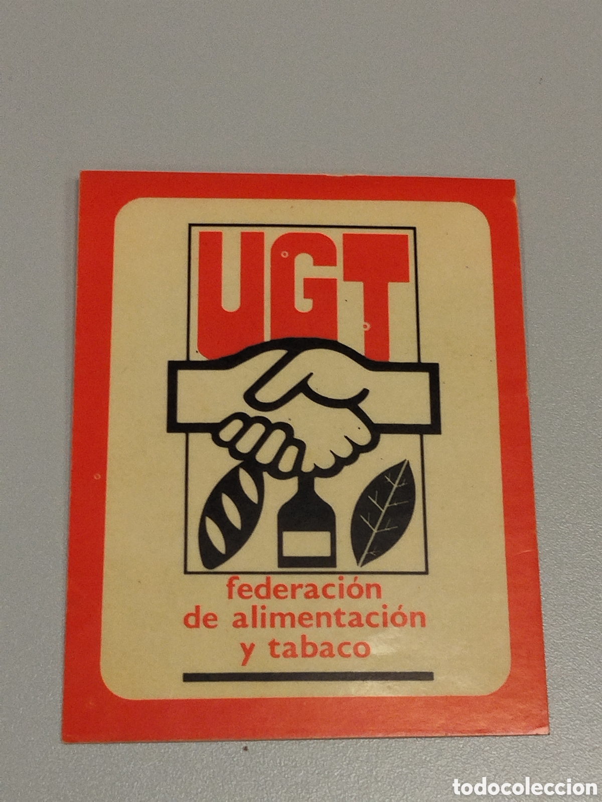 Collection stickers: Pegatina pol&iacute;tica transici&oacute;n UGT. Sindical.psoe.ccoo.cnt.csut.pce.socialista.psuc.psp.su.pte.ort.oic
