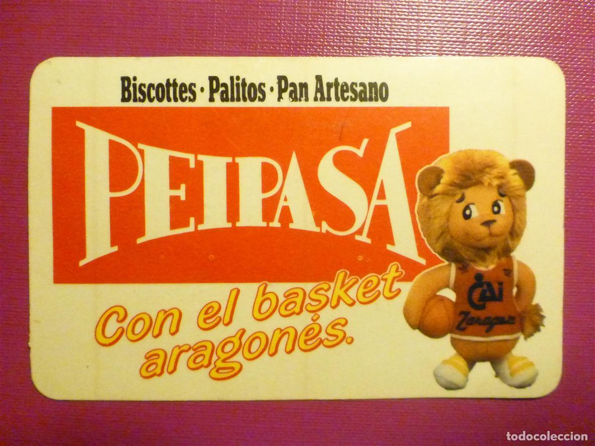 Pegatinas de colecci&oacute;n: Pegatina - Adhesivo - Tiendas de Alimentaci&oacute;n - Peipasa - Con el Basket Aragon&eacute;s - Pan - 9,5 x 6 cm.