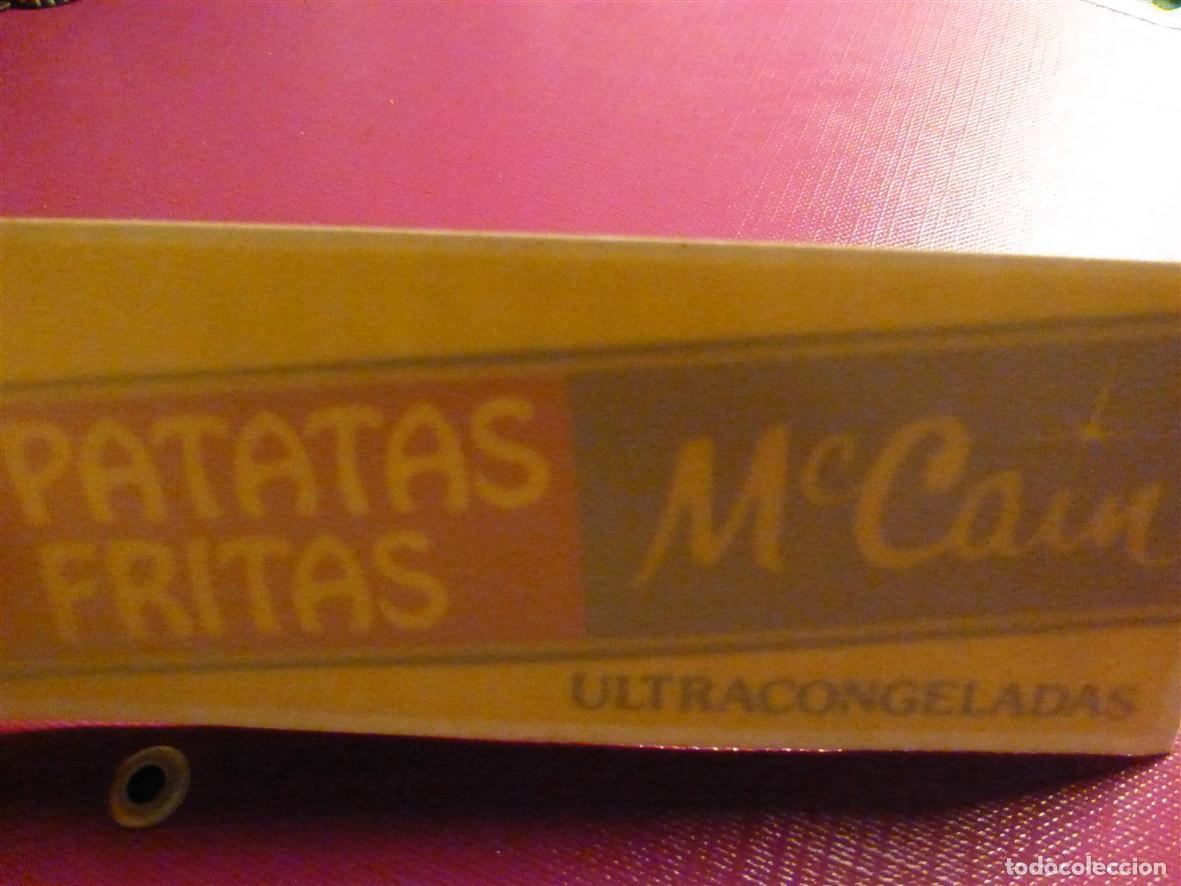 Pegatinas de colecci&oacute;n: Pegatina - Adhesivo Tiendas Alimentaci&oacute;n, Patatas Fritas Mc Cain - 10,5 x 4,5 cm.