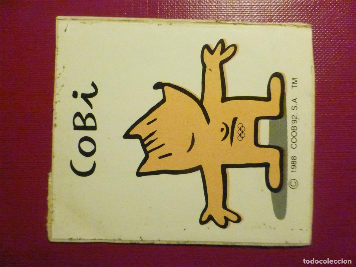 Pegatinas de colecci&oacute;n: Pegatina - Adhesivo - Sticker - Mascota - Barcelona 92 - Cobi - 6 x 7 cm.