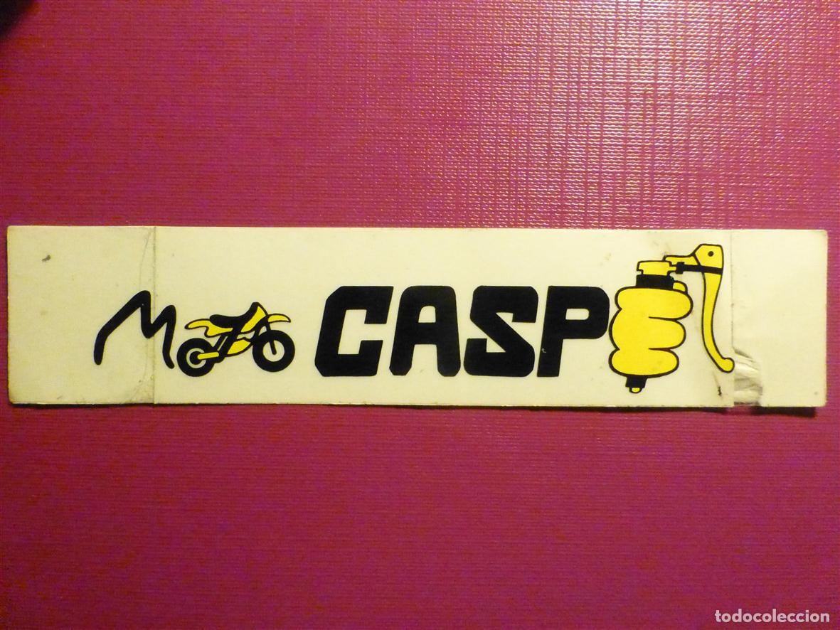 Pegatinas de colecci&oacute;n: Pegatina - Adhesivo Motos, Ciclomotores, Motocicletas - Moto Caspe - 14 x 3 cm
