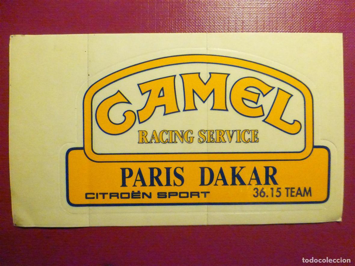 Pegatinas de colecci&oacute;n: Pegatina - Adhesivo - Citroen Sport - Rallye Paris-Dakar - 14 x 8,5 cm. Camel Racing Service