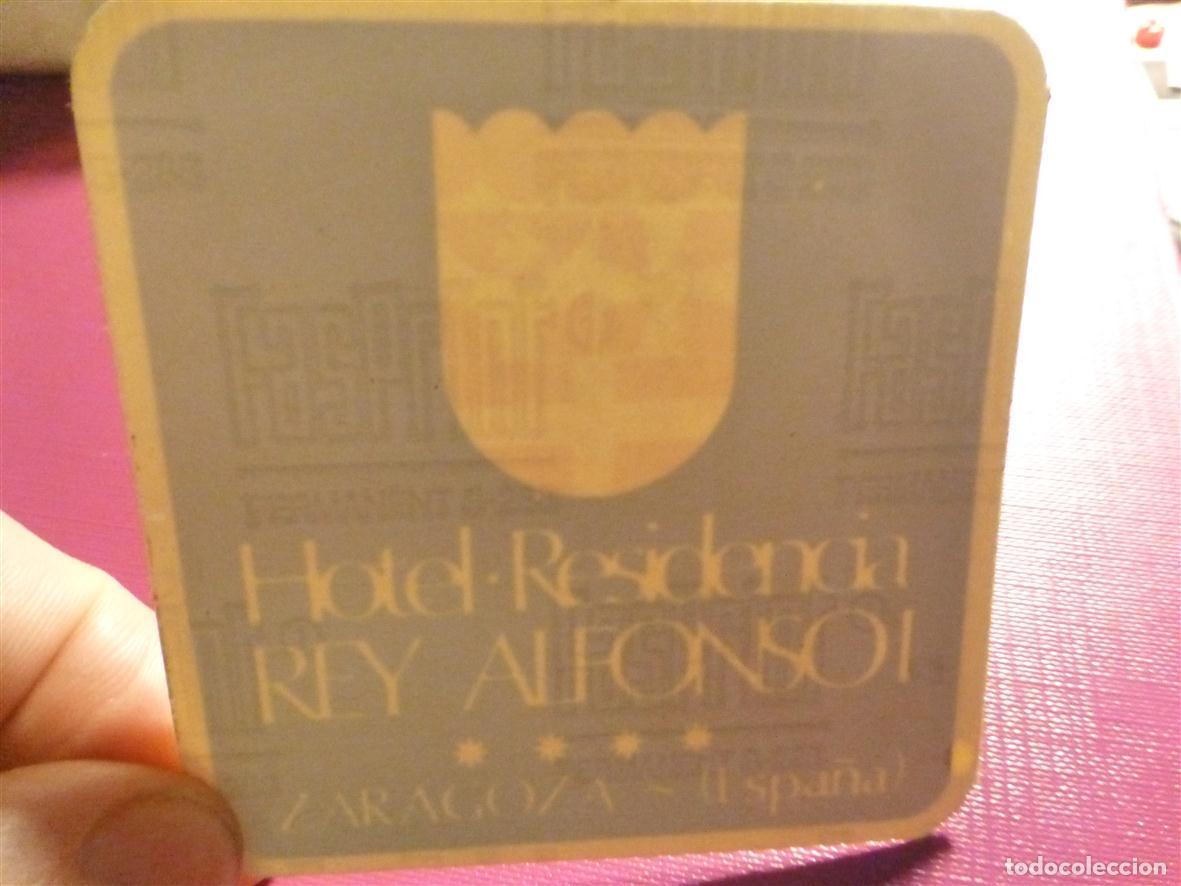 Pegatinas de colecci&oacute;n: Pegatina Hoteles - Hotel Residencia Alfonso I - Zaragoza - 7 x 7 cm.