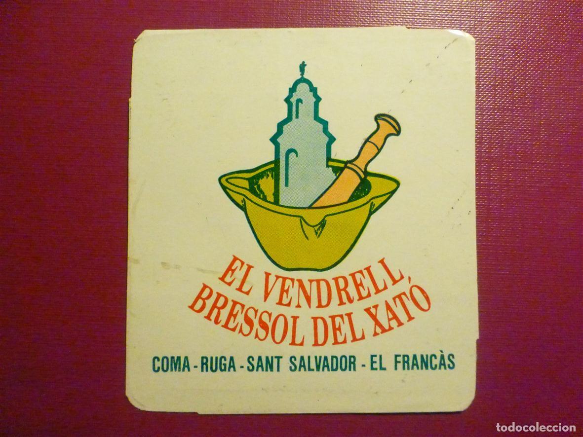 Pegatinas de colecci&oacute;n: Pegatina - Adhesivo - Localidad - El Vendrell Bressol del Xat&oacute; - 8,5 x 9,5 cm.