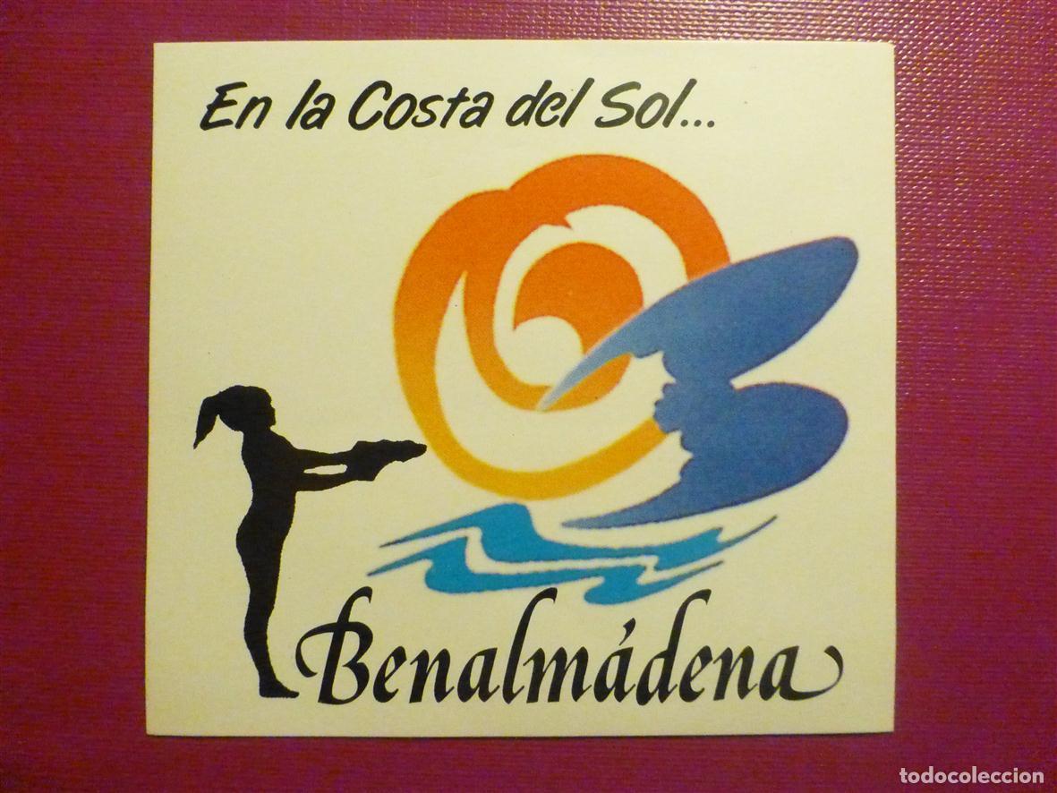 Pegatinas de colecci&oacute;n: Pegatina - Adhesivo - Localidad - Benalm&aacute;dena - M&aacute;laga - 8,5 x 8 cm.