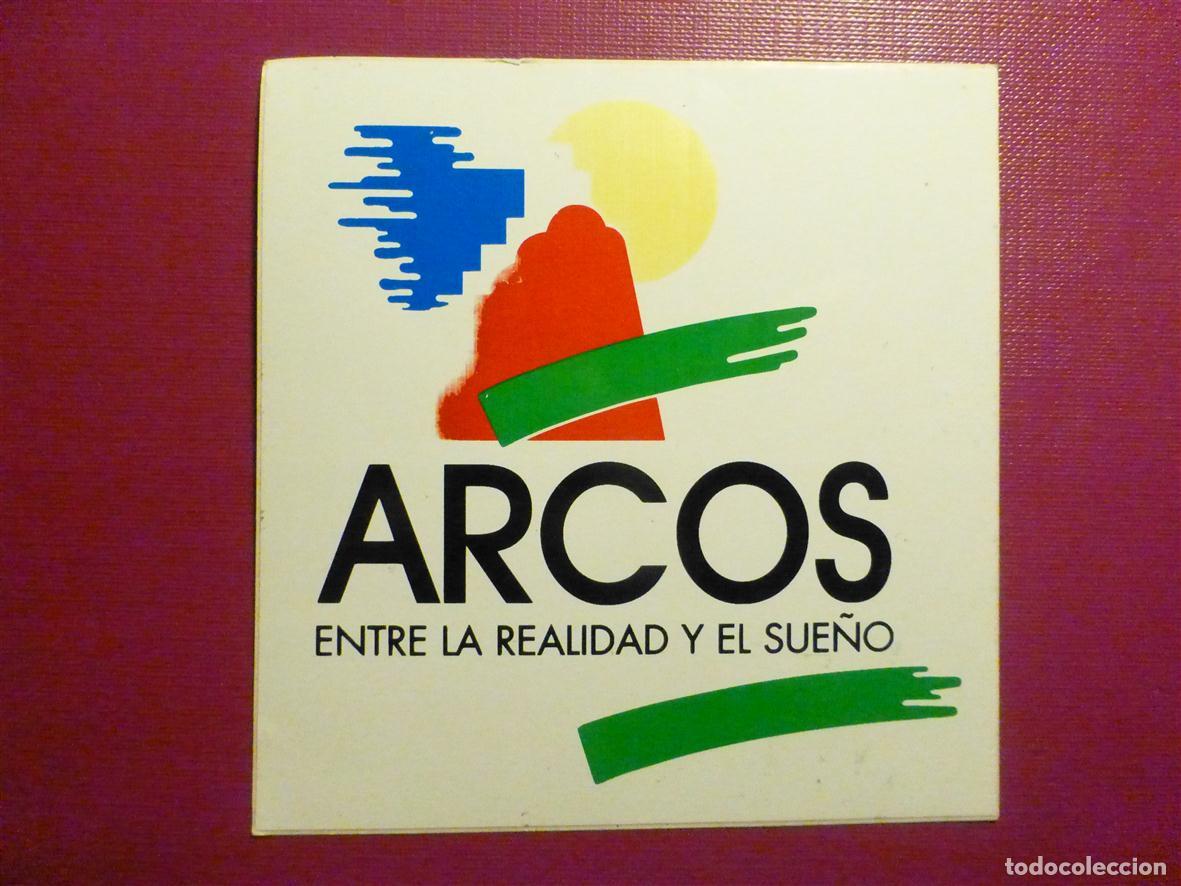 Pegatinas de colecci&oacute;n: Pegatina - Adhesivo - Localidad - Arcos de la Frontera - C&aacute;diz - 10 x 10 cm.