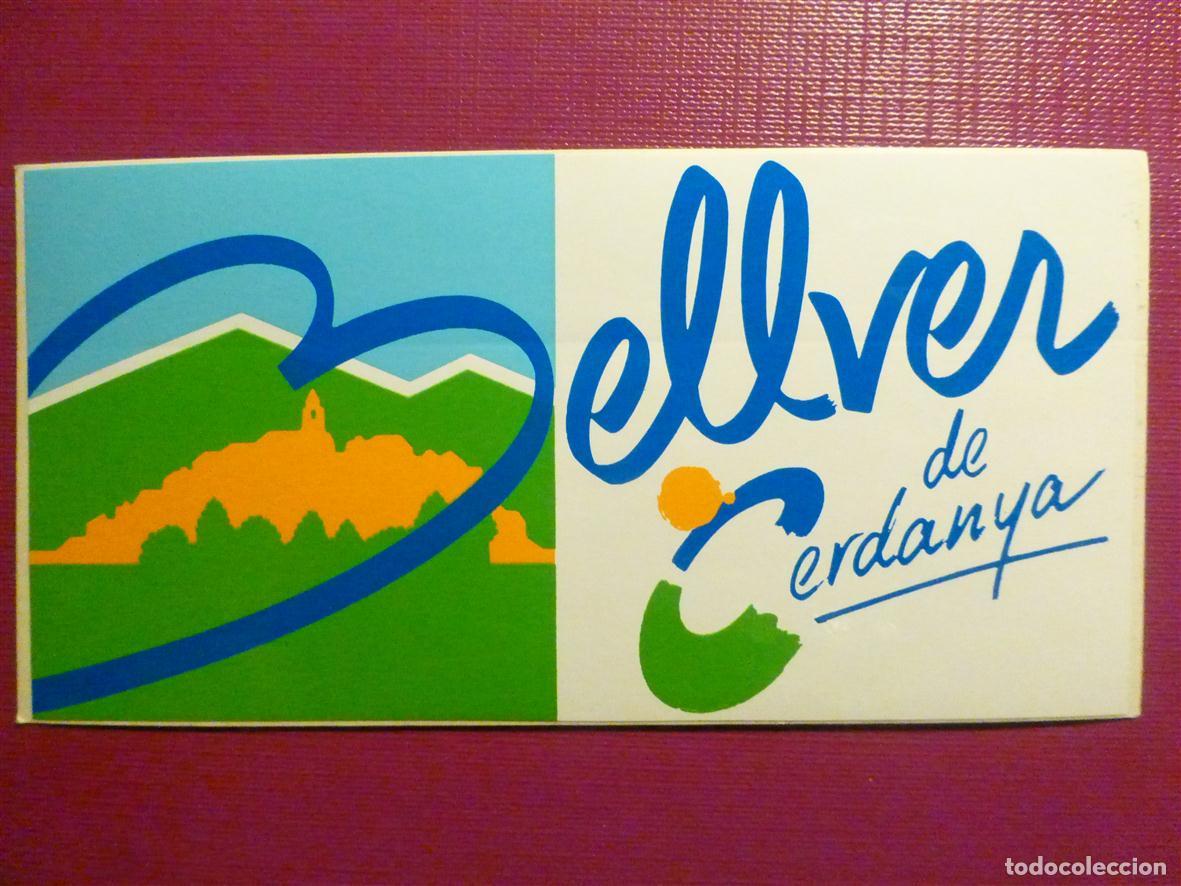 Pegatinas de colecci&oacute;n: Pegatina - Adhesivo - Localidad - Bellver de Cerdanya - L&eacute;rida - 12 x 6 cm.