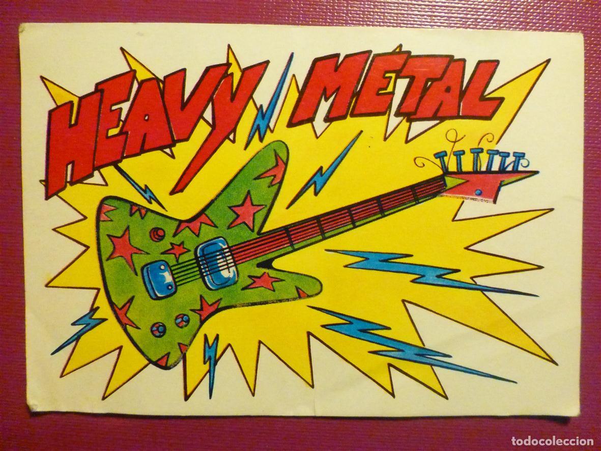 Pegatinas de colecci&oacute;n: ✔ Pegatina - Adhesivo - Fantastickers Panini - Heavy Metal 10 x 7 cm.