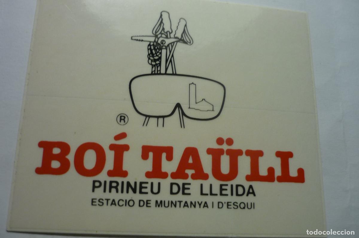Pegatinas de colecci&oacute;n: pegatina boi tahull.-estacion esqui