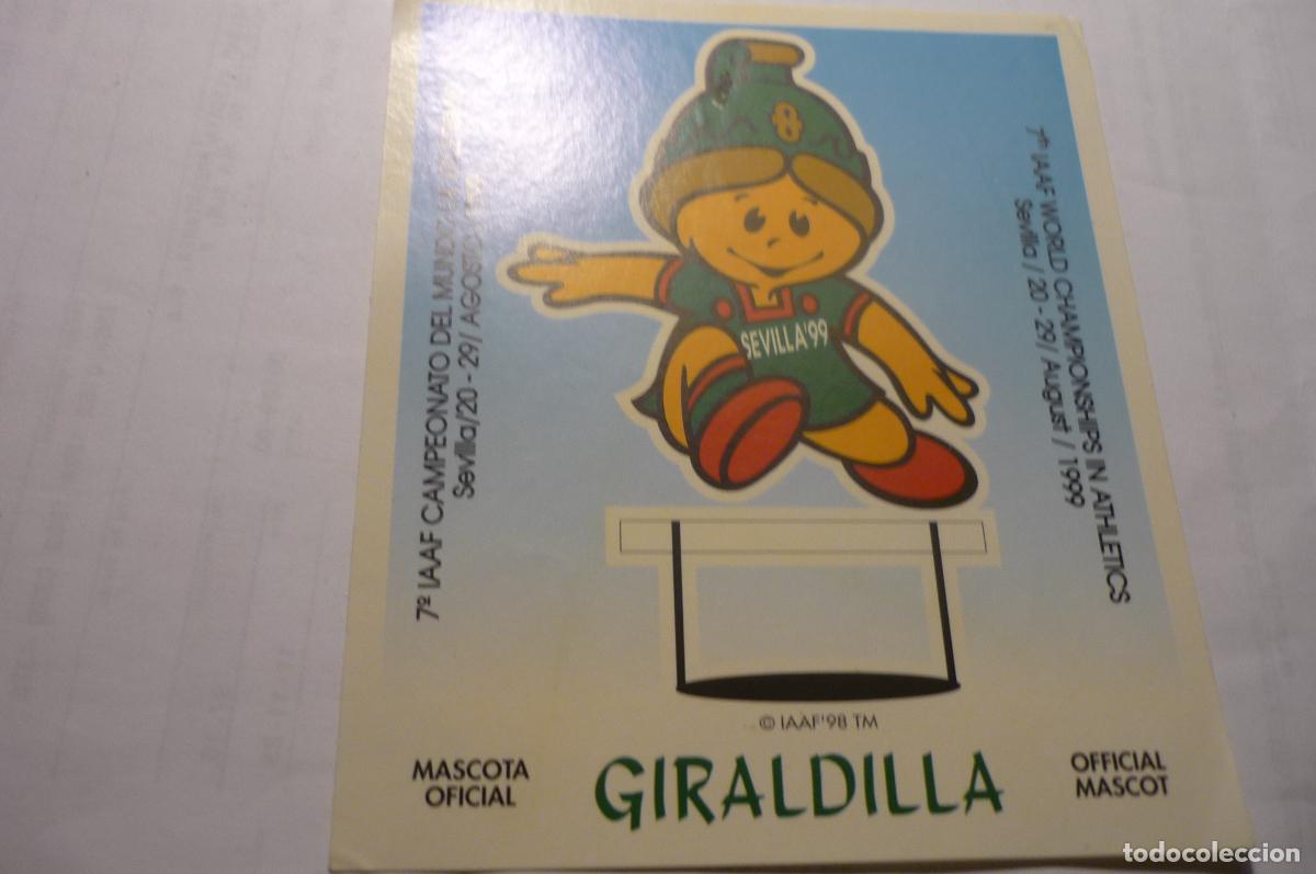 Pegatinas de colecci&oacute;n: pegatina deporte giraldilla sevilla campeonato mundo atletismo