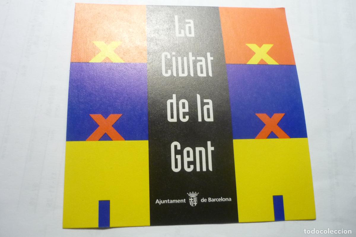 Pegatinas de colecci&oacute;n: pegatina catalan la ciudad de la gente