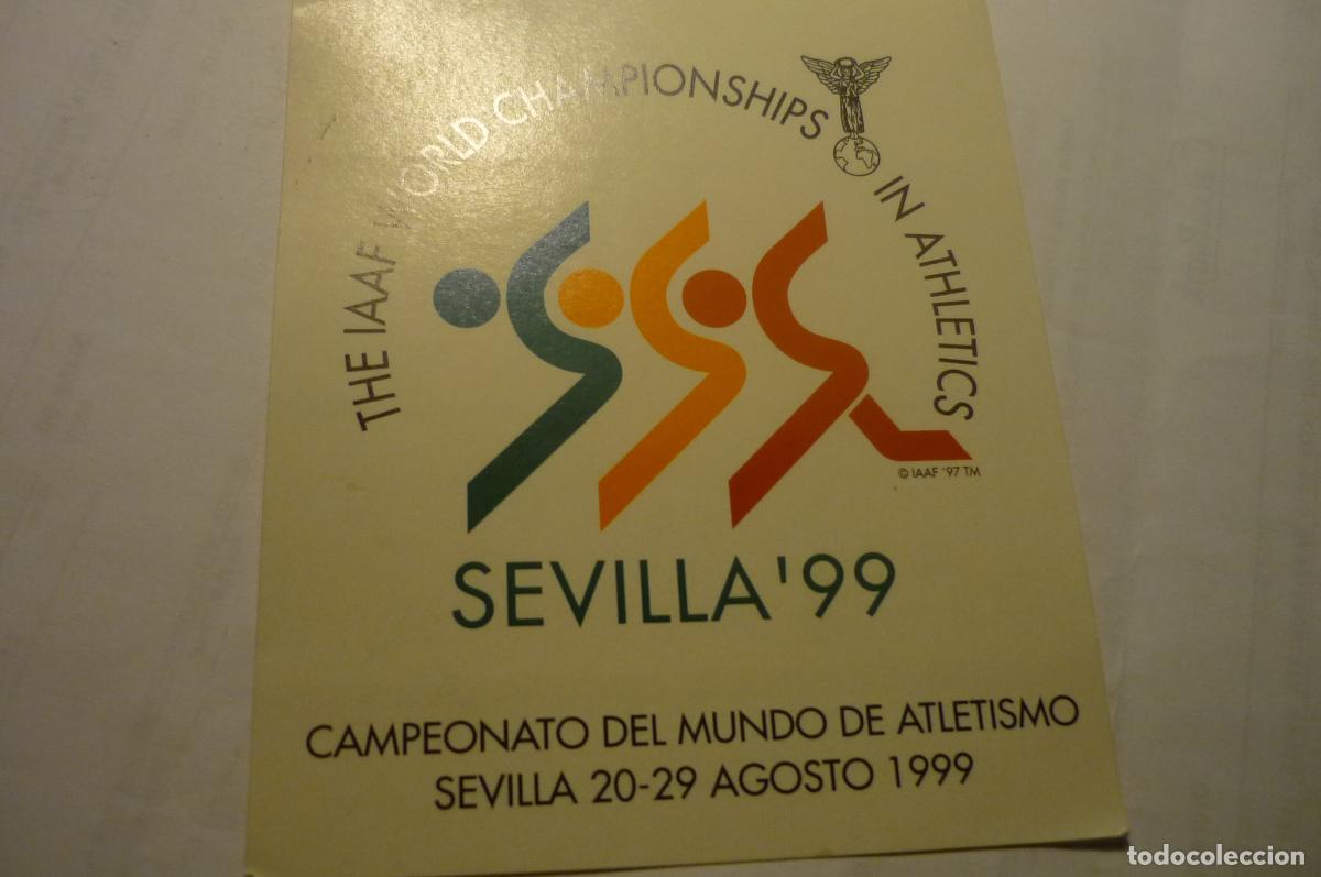Pegatinas de colecci&oacute;n: pegatina deporte sevila 99 campeonato mundo atletismo