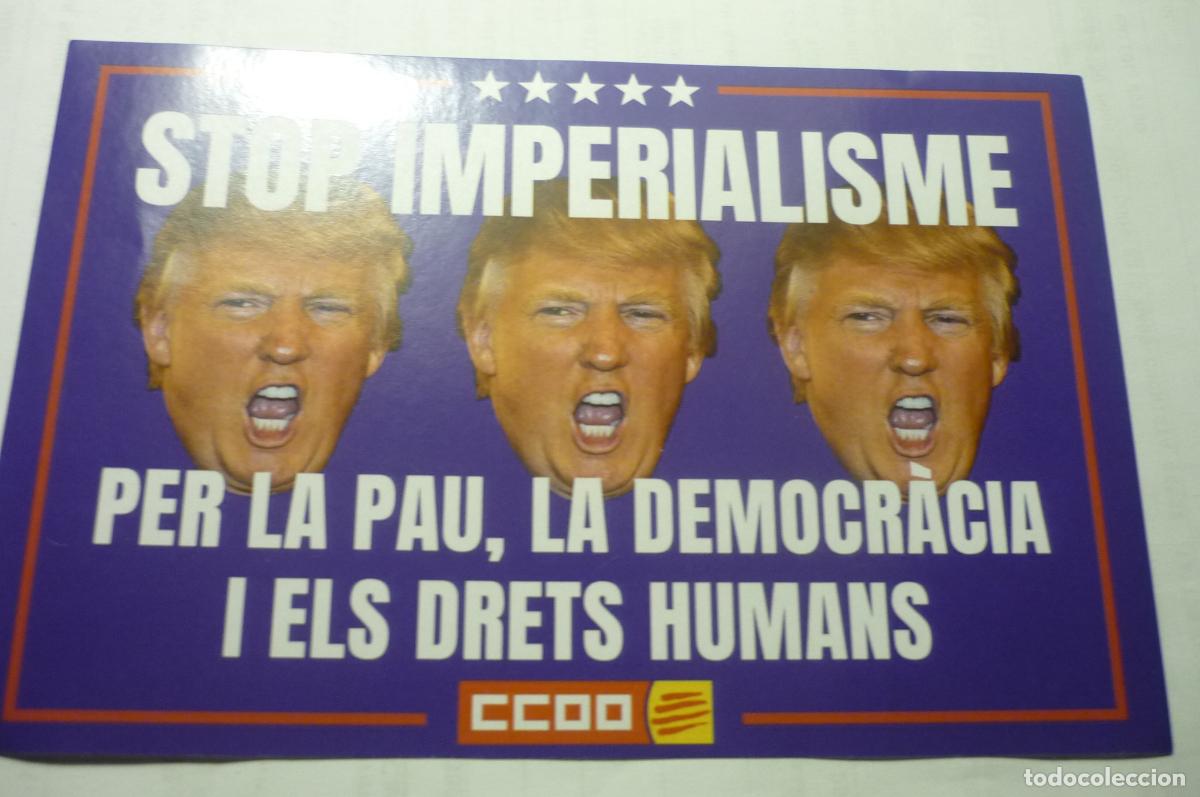 Pegatinas de colecci&oacute;n: pegatina sindical ccoo stop imperialismo