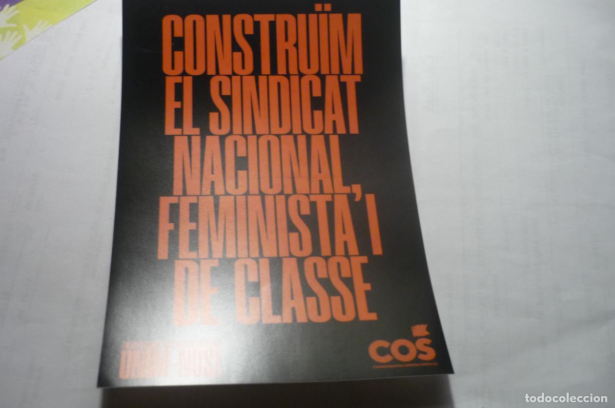 Pegatinas de colecci&oacute;n: pegatina sindicato cos catalan