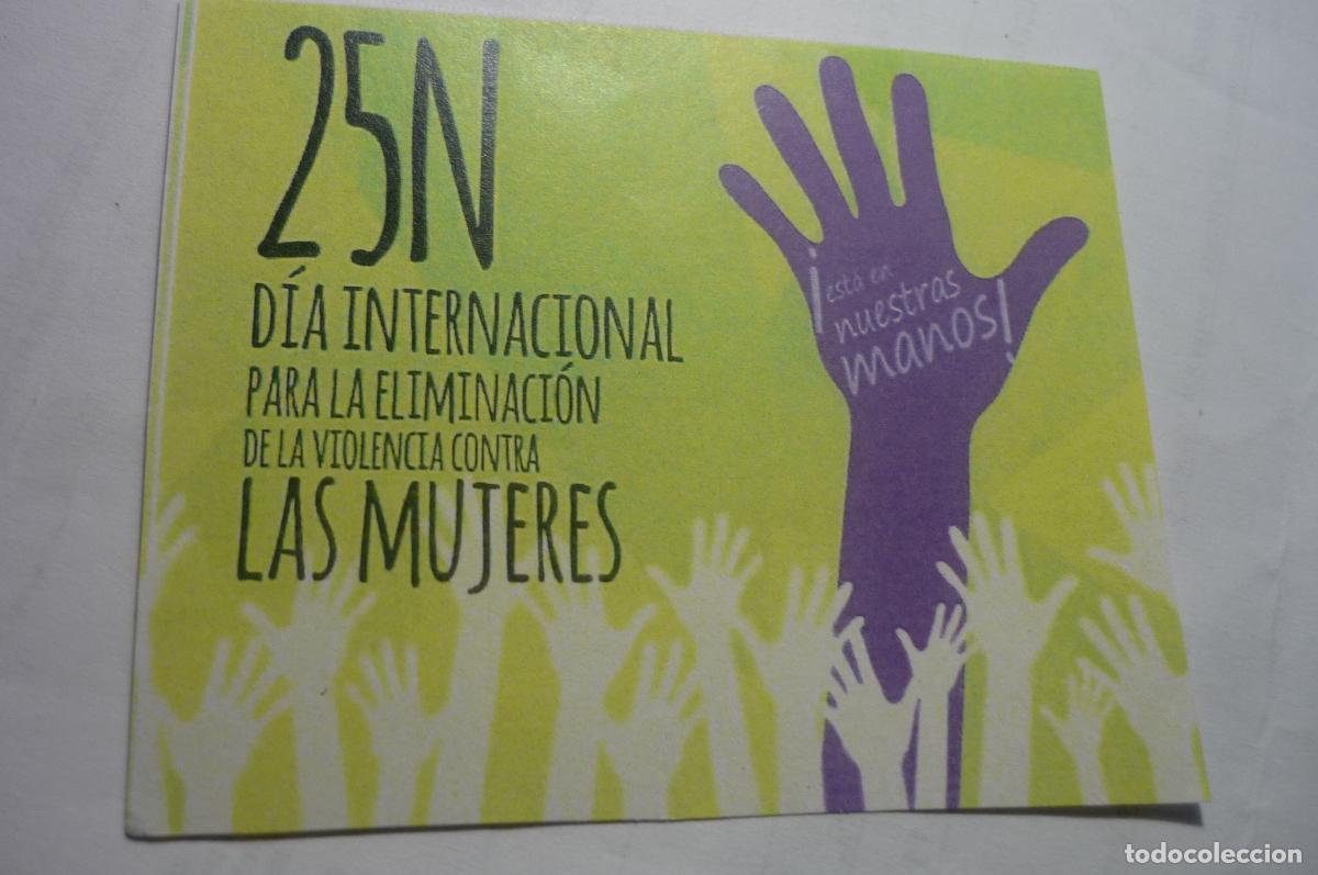 Pegatinas de colecci&oacute;n: pegatina 25 n violencia mujere