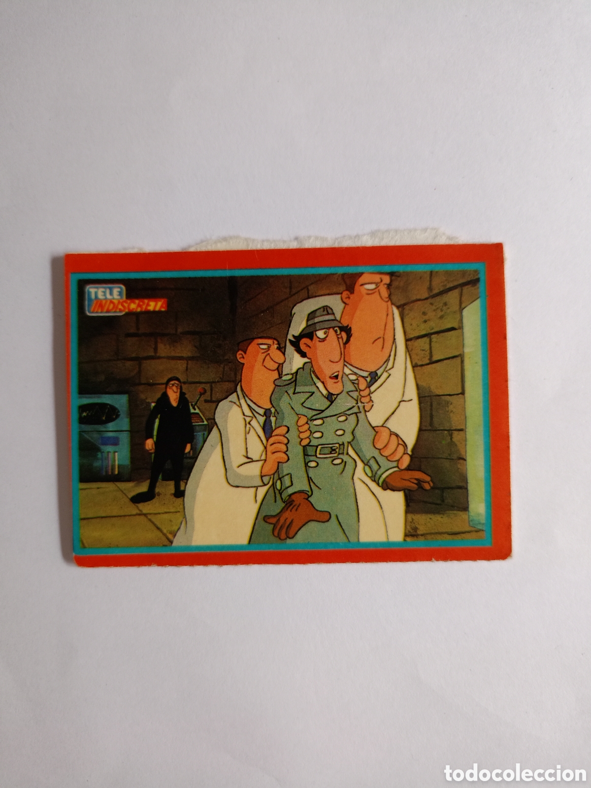 Pegatinas de colecci&oacute;n: TELE INDISCRETA TELEINDISCRETA ANTIGUA PEGATINA SERIE EL INSPECTOR GADGET
