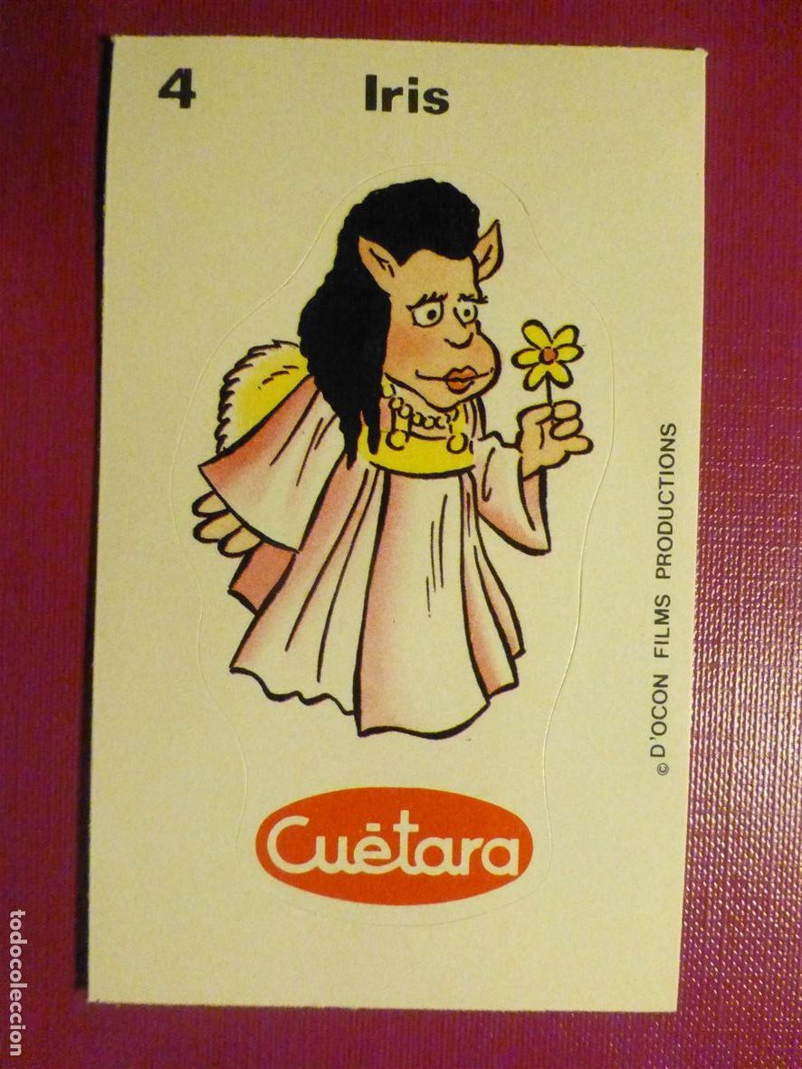 Pegatinas de colecci&oacute;n: Pegatina Adhesiva Tiendas Alimentaci&oacute;n, Golosinas - Cu&eacute;tara, Los Aurones, N&ordm; 4, Iris - 6 x 10 cm