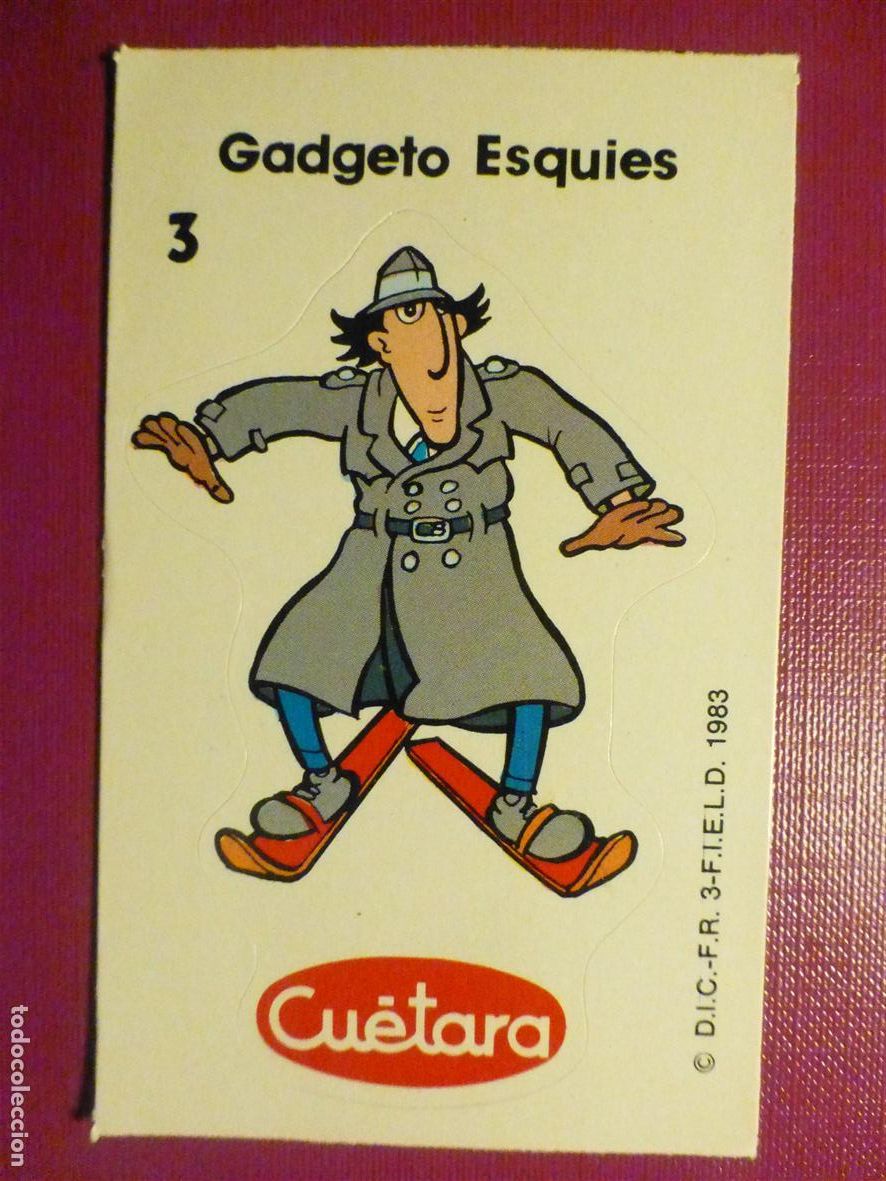 Pegatinas de colecci&oacute;n: Pegatina Adhesiva Tiendas Alimentaci&oacute;n, Golosinas - Cu&eacute;tara, Gadgetos, N&ordm; 3, Squies - 6 x 10 cm