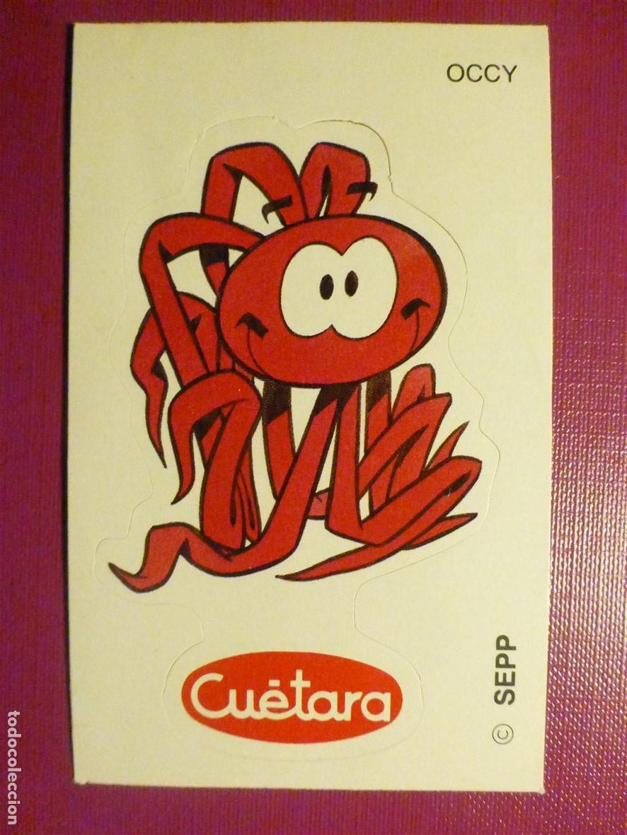 Pegatinas de colecci&oacute;n: Pegatina Adhesiva Tiendas Alimentaci&oacute;n, Golosinas - Cu&eacute;tara, Snorkels, N&ordm; 10, Occy - 6 x 10 cm
