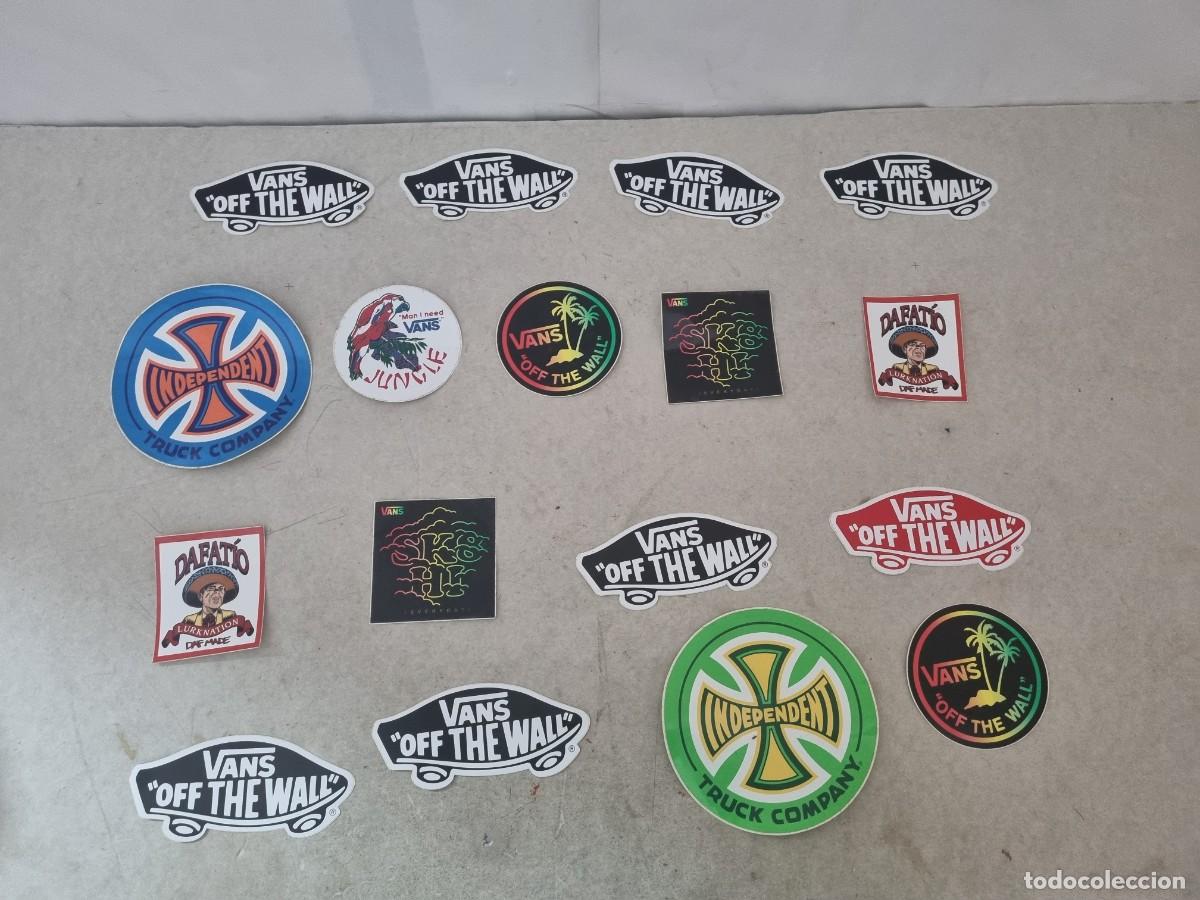 Pegatinas de colecci&oacute;n: Lote de 17 pegatinas Vans