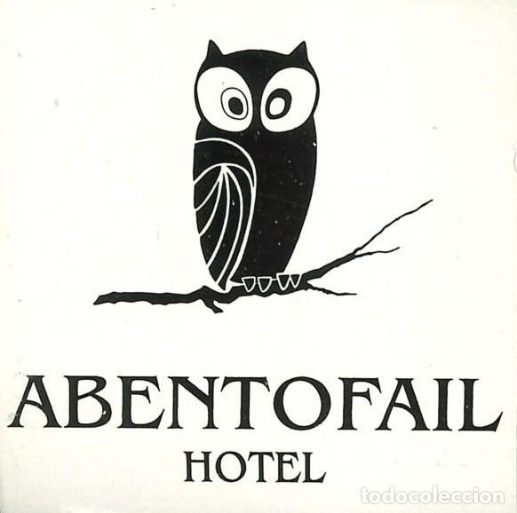 Pegatinas de colecci&oacute;n: PEGATINA - ADHESIVO - HOTELES - ANDALUCIA - HOTEL ABENTOFAIL - GUADIX (GRANADA) (3 x 3)