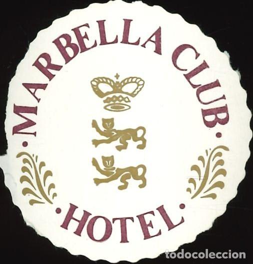 Pegatinas de colecci&oacute;n: PEGATINA - ADHESIVO - HOTELES - ANDALUCIA - HOTEL MARBELLA CLUB
