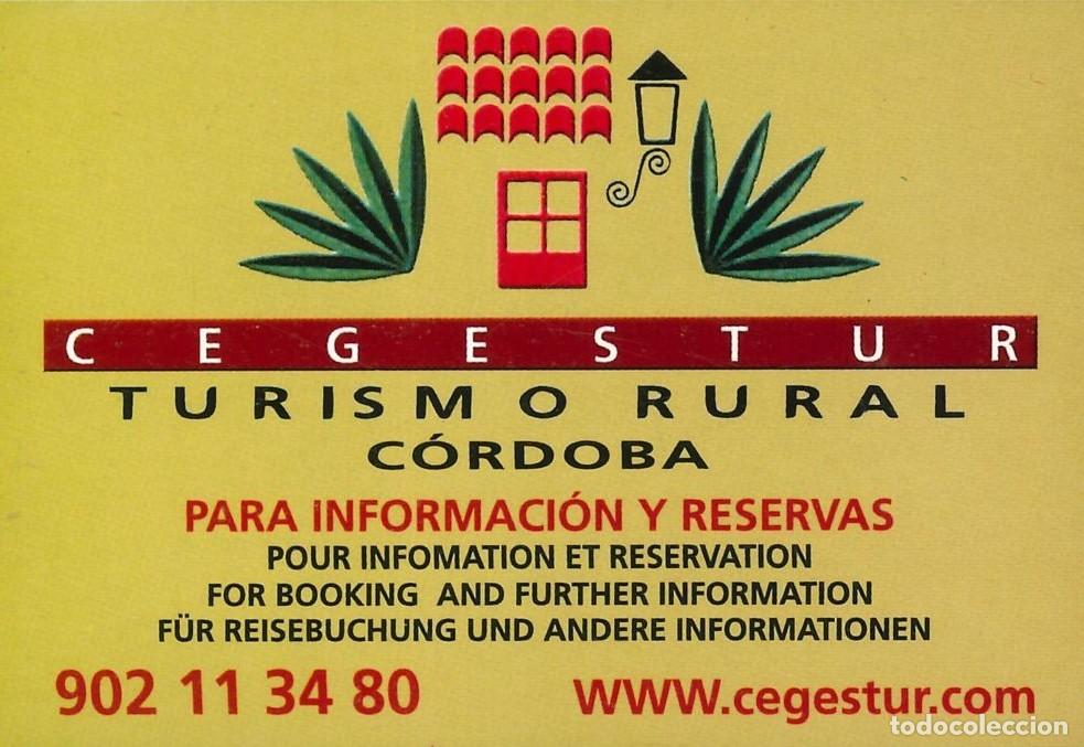 Pegatinas de colecci&oacute;n: PEGATINA - ADHESIVO - HOTELES - ANDALUCIA - TURISMO RURAL CEGESTUR (CORDOBA)