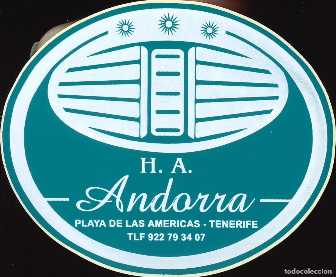Pegatinas de colecci&oacute;n: PEGATINA - ADHESIVO - HOTELES - CANARIAS - H.A. ANDORRA (TENERIFE)