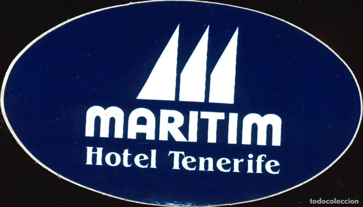 Pegatinas de colecci&oacute;n: PEGATINA - ADHESIVO - HOTELES - CANARIAS - HOTEL MARITIM (TENERIFE)
