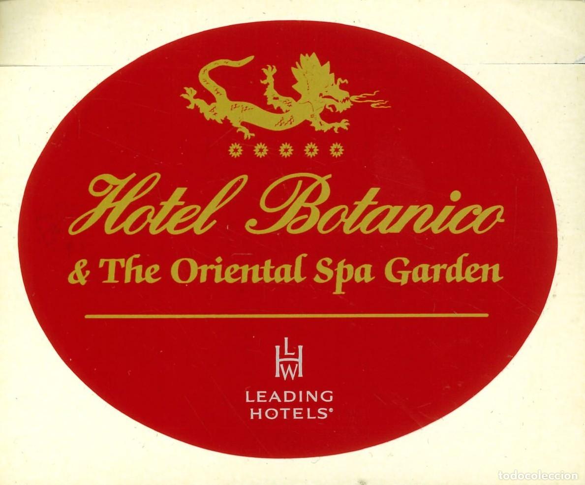 Pegatinas de colecci&oacute;n: PEGATINA - ADHESIVO - HOTELES - CANARIAS - HOTEL BOTANICO (TENERIFE)