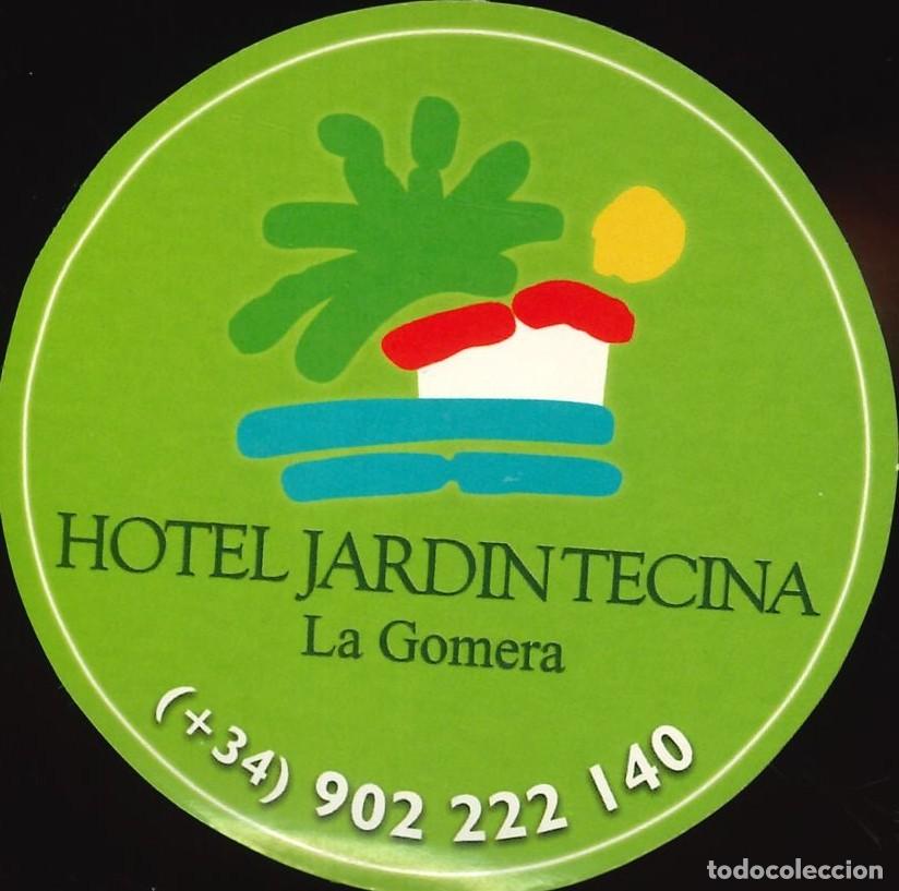 Pegatinas de colecci&oacute;n: PEGATINA - ADHESIVO - HOTELES - CANARIAS - HOTEL JARDIN LA TECINA (LA GOMERA)