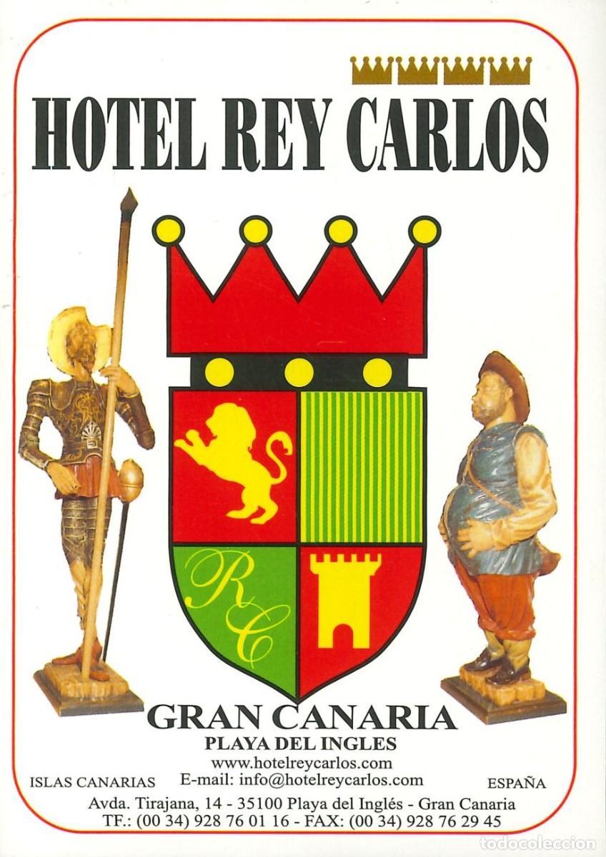 Pegatinas de colecci&oacute;n: PEGATINA - ADHESIVO - HOTELES - CANARIAS - HOTEL REY CARLOS (GRAN CANARIA)