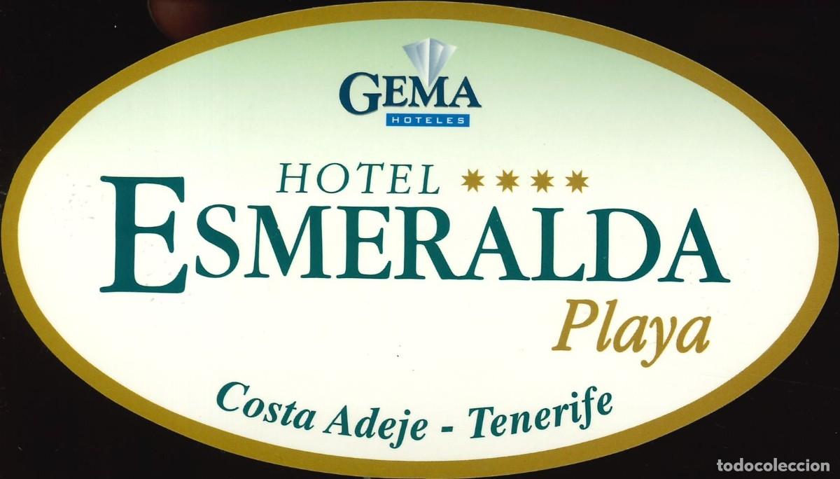 Pegatinas de colecci&oacute;n: PEGATINA - ADHESIVO - HOTELES - CANARIAS - HOTEL ESMERALDA (TENERIFE)