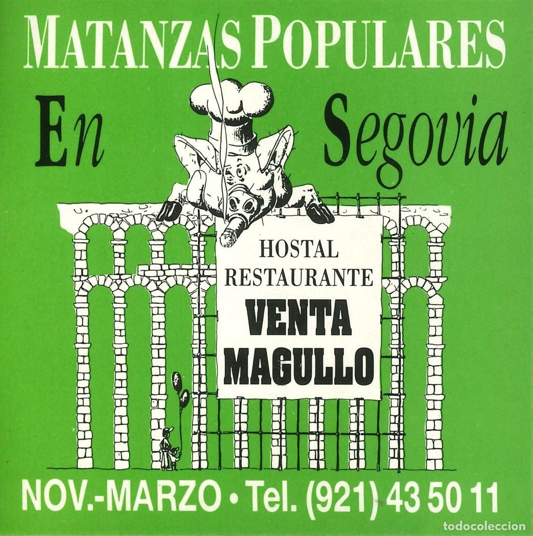 Pegatinas de colecci&oacute;n: PEGATINA - ADHESIVO - HOTELES - CASTILLA Y LEON - HOSTAL RESTAURANTE VENTA MAGULLO (SEGOVIA)