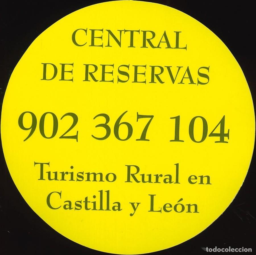 Pegatinas de colecci&oacute;n: PEGATINA - ADHESIVO - HOTELES - CASTILLA Y LEON - CENTRAL DE RESERVAS