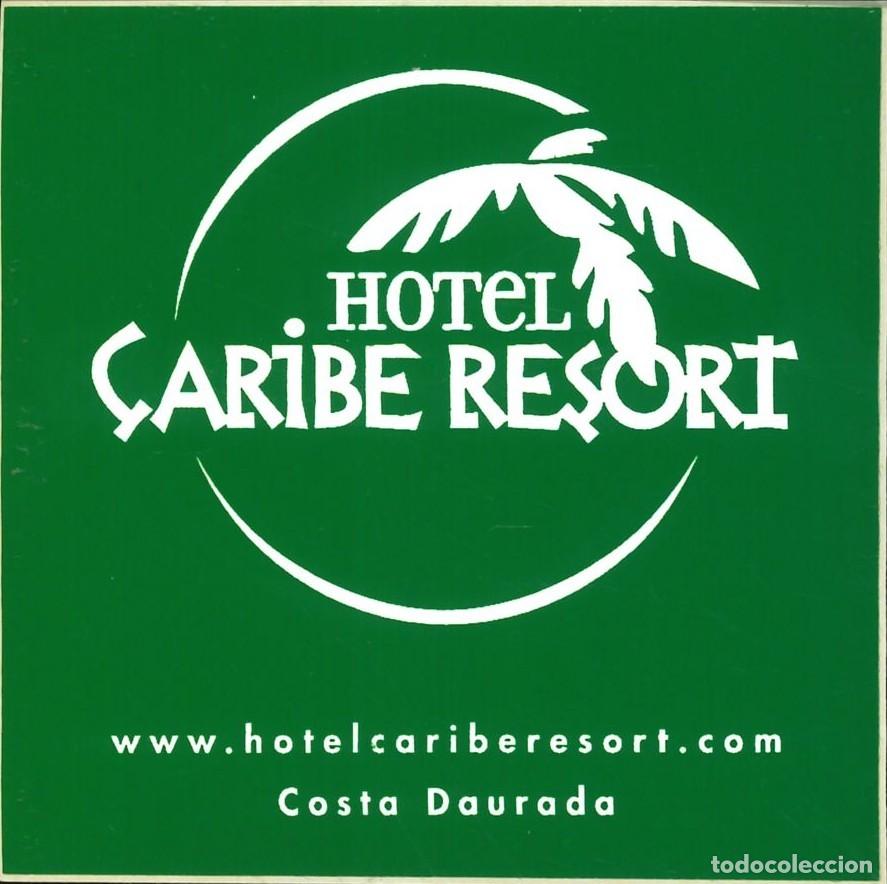 Pegatinas de colecci&oacute;n: PEGATINA - ADHESIVO - HOTELES - CATALU&Ntilde;A - HOTEL CARIBE RESORT SALOU (TARRAGONA) (7'5 x 7'5)