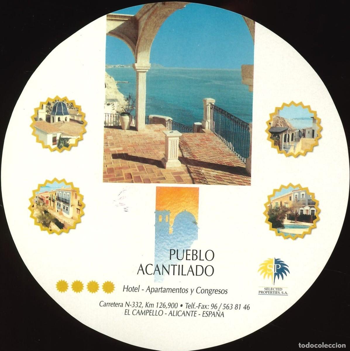 Pegatinas de colecci&oacute;n: PEGATINA - ADHESIVO - HOTELES - COMUNIDAD VALENCIANA - PUEBLO ACANTILADO - EL CAMPELLO (ALICANTE)