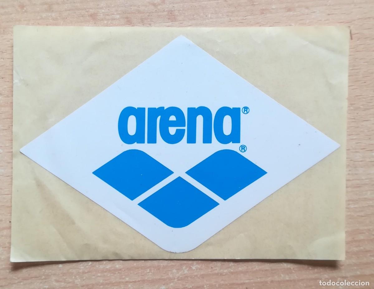 Pegatinas de colecci&oacute;n: Pegatina publicitaria Arena. Marca deportiva de nataci&oacute;n.