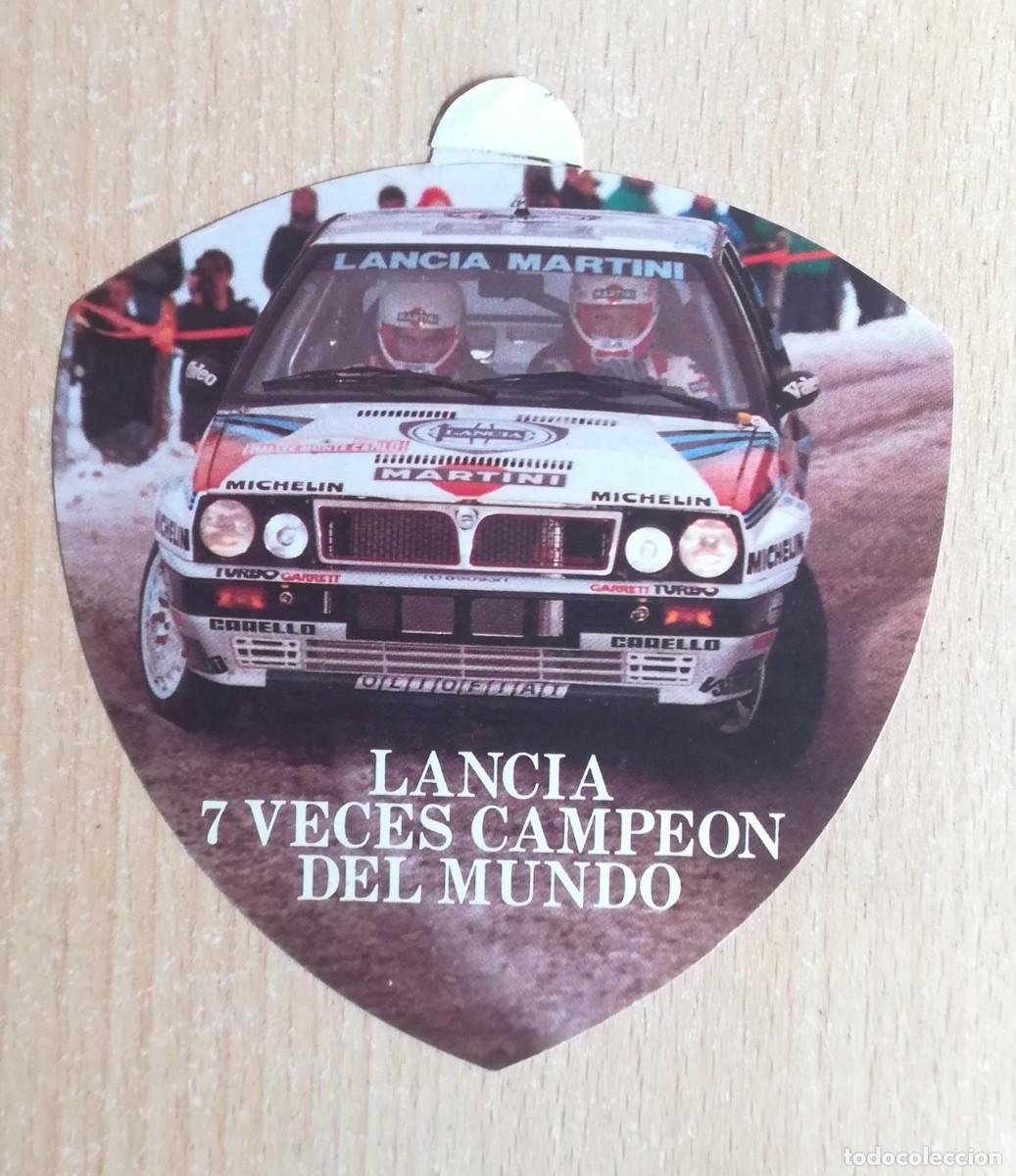 Pegatinas de colecci&oacute;n: Pegatina Lancia. 7 veces campeon del mundo