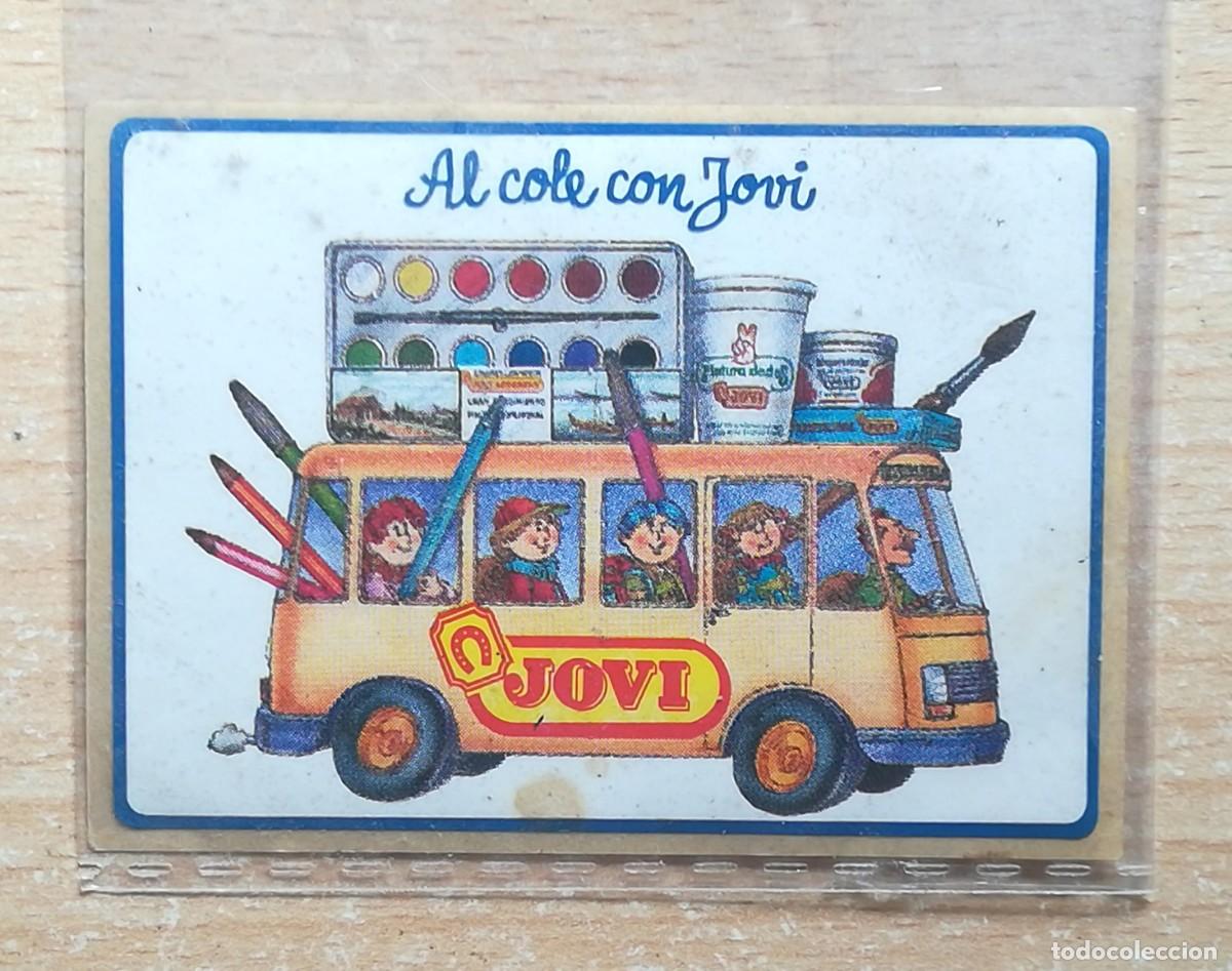 Pegatinas de colecci&oacute;n: Pegatina Al cole con Jovi. Material escolar.