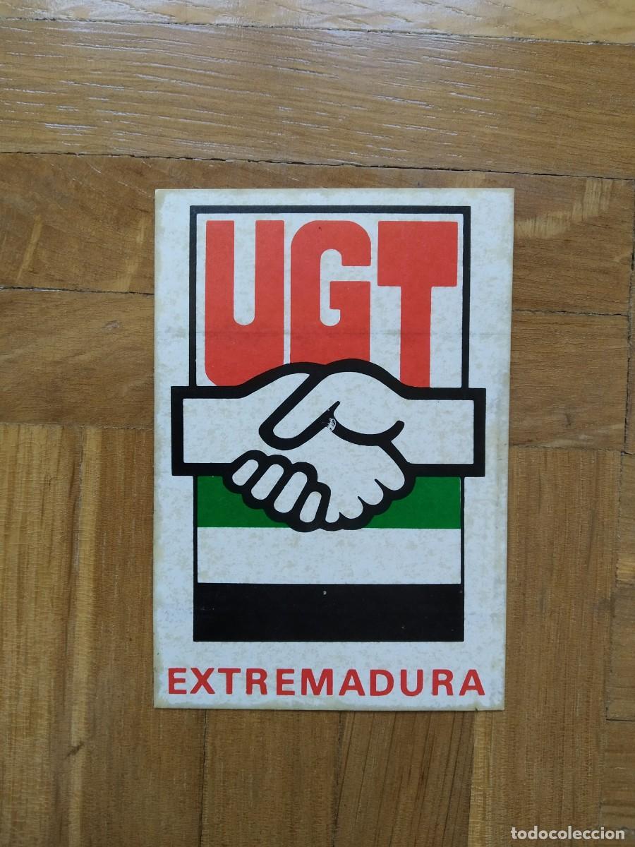 Collection stickers: PEGATINA SINDICAL UGT EXTREMADURA SIN PEGAR